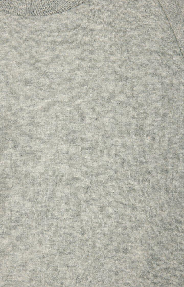 American Vintage Sweatshirt Enfant Ruzy - GRIS CLAIR CHINE 46 Manches Longues Gris - E24