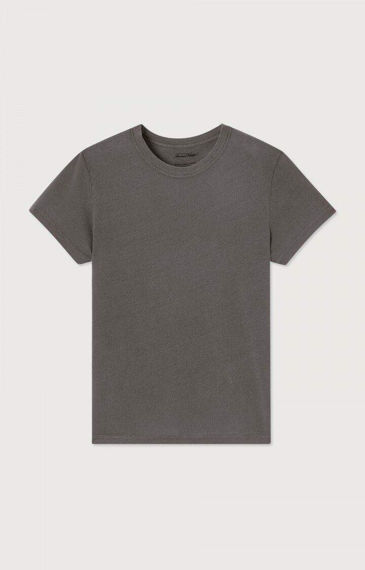 American Vintage T-shirt Enfant Devon - ARDOISE VINTAGE 11 Manches Courtes Gris - E24