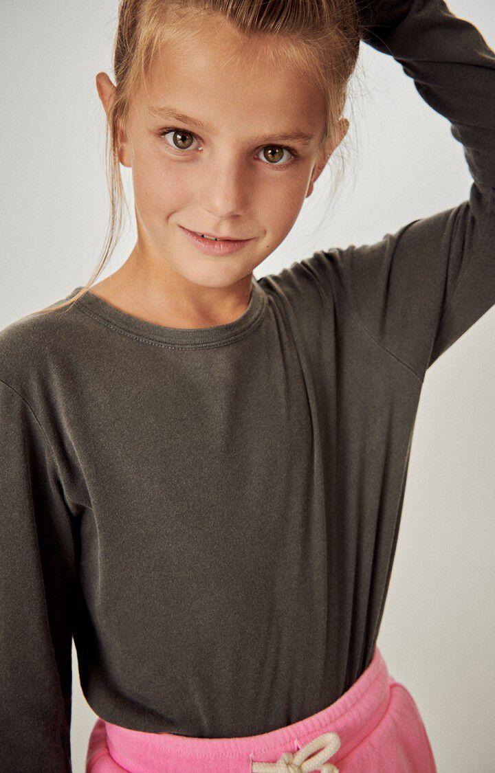 american vintage T-shirt enfant Devon - ARDOISE VINTAGE 40 Manches longues Gris - E24