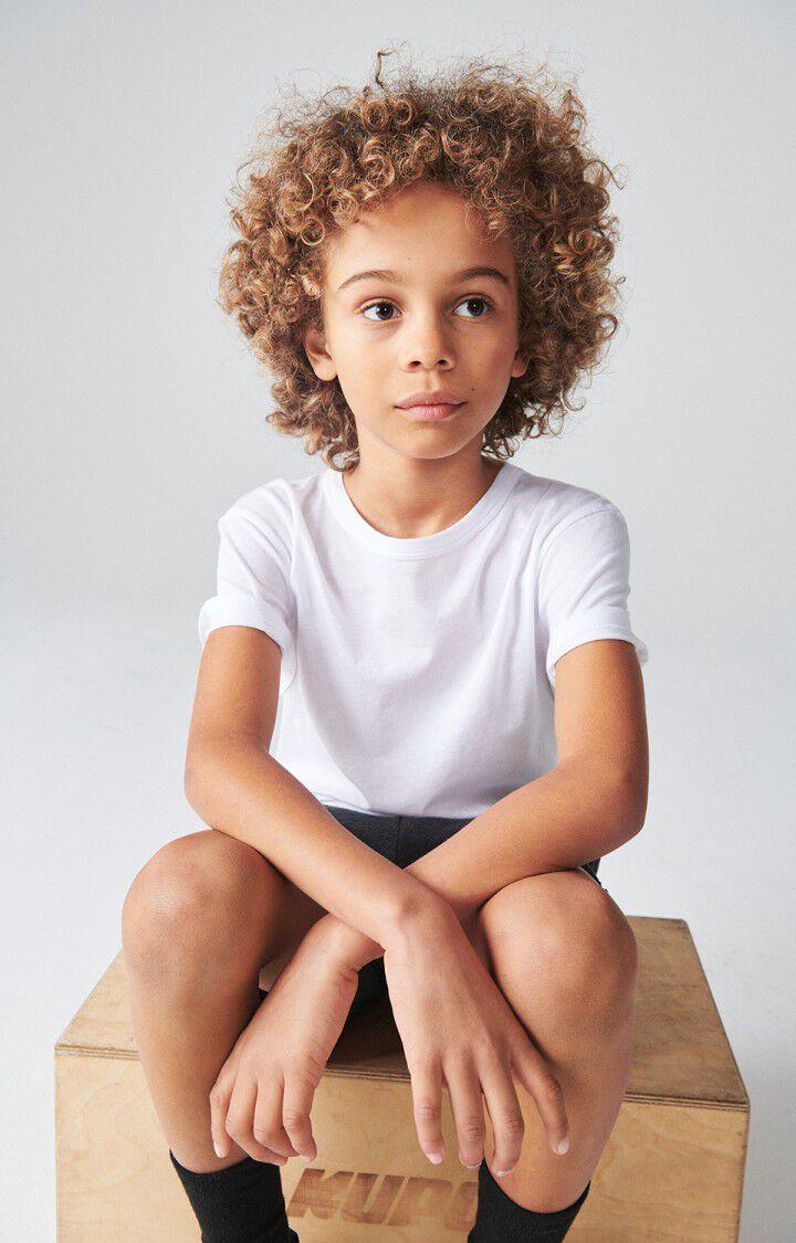 american vintage T-shirt enfant Devon - BLANC 11 Manches courtes Blanc - E24