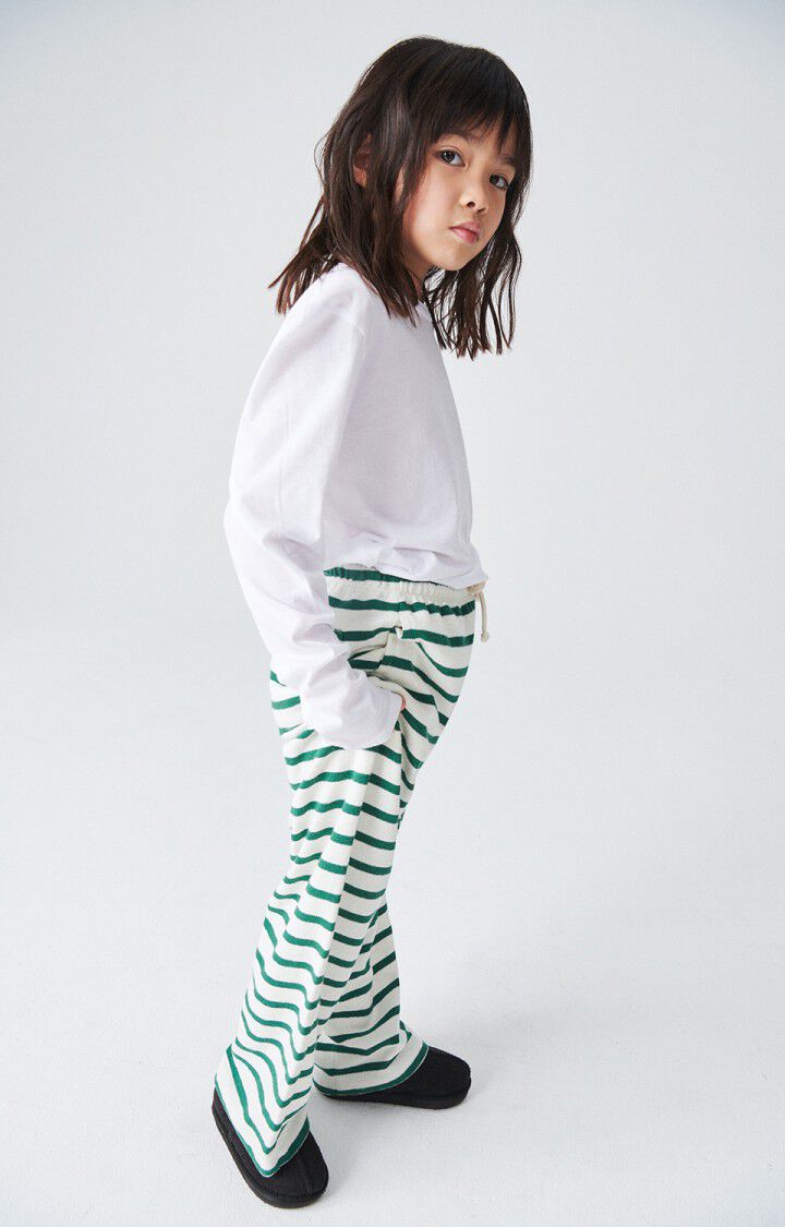 American Vintage T-shirt Enfant Devon - BLANC 40 Manches Longues Blanc - E24