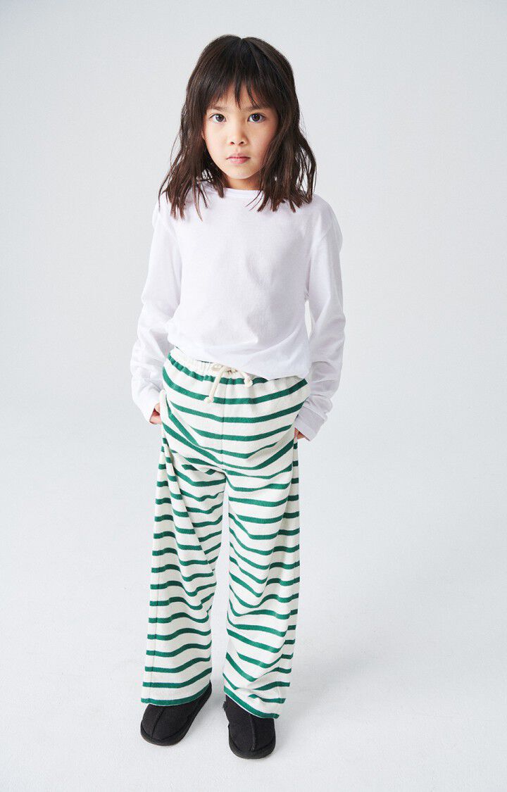 American Vintage T-shirt Enfant Devon - BLANC 40 Manches Longues Blanc - E24