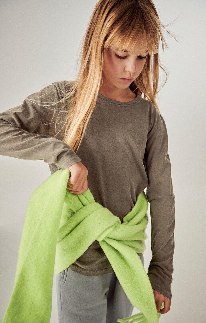 American Vintage T-shirt Enfant Devon - CAFE AU LAIT VINTAGE 40 Manches Longues Marron - E24