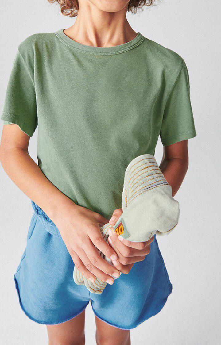 American Vintage T-shirt Enfant Devon - OPALE VINTAGE 11 Manches Courtes Vert - E23