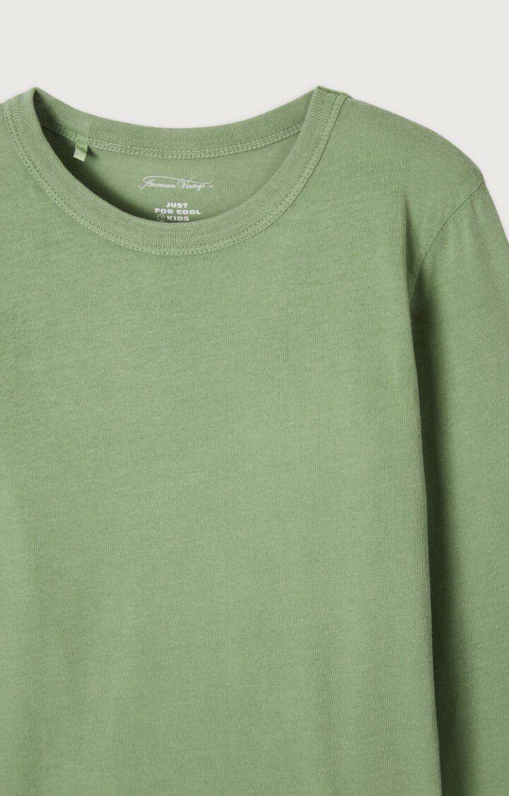 American Vintage T-shirt Enfant Devon - OPALE VINTAGE 40 Manches Longues Vert - E23
