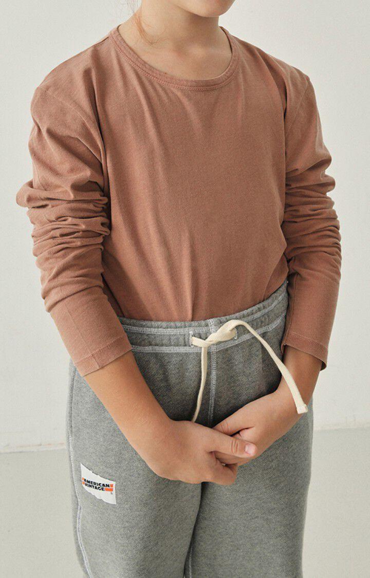 American Vintage T-shirt Enfant Devon - TERRACOTTA VINTAGE Marron - H22