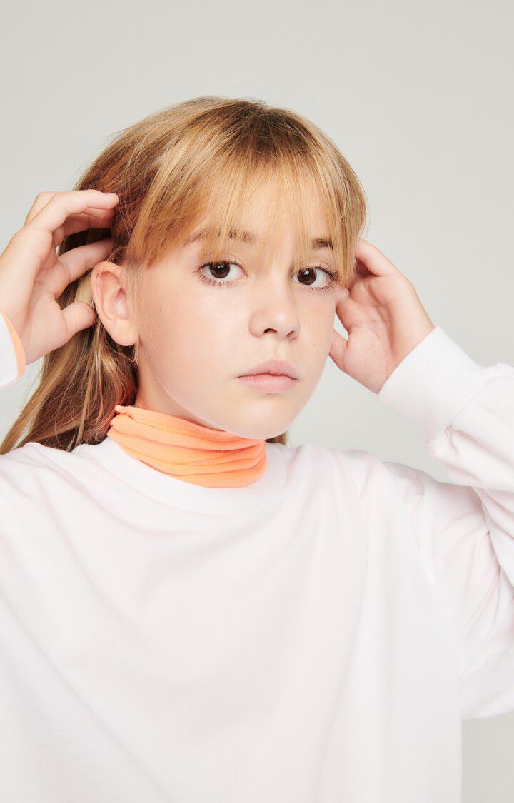 American Vintage T-shirt Enfant Fizvalley - BLANC 33 Manches Longues Blanc - E25