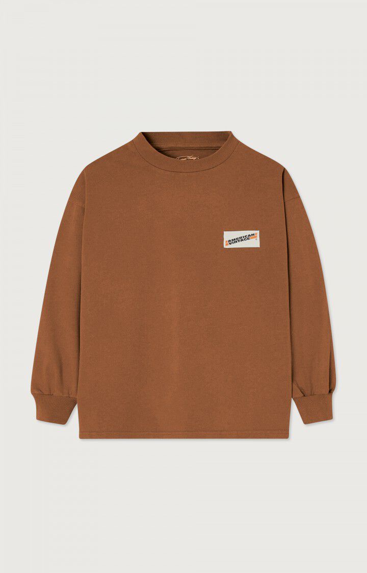 American Vintage T-Shirt Enfant Fizvalley - CEPES VINTAGE Marron - H22