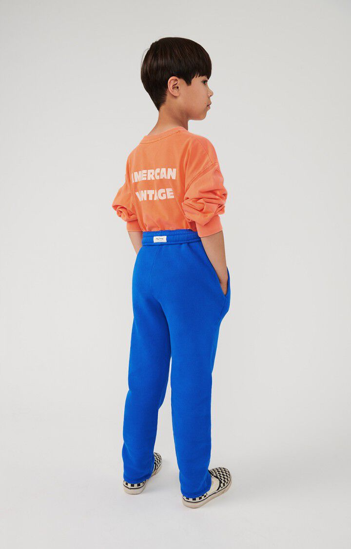 American Vintage T-shirt Enfant Fizvalley - FEU FLUO 33 Manches Longues Orange - H24