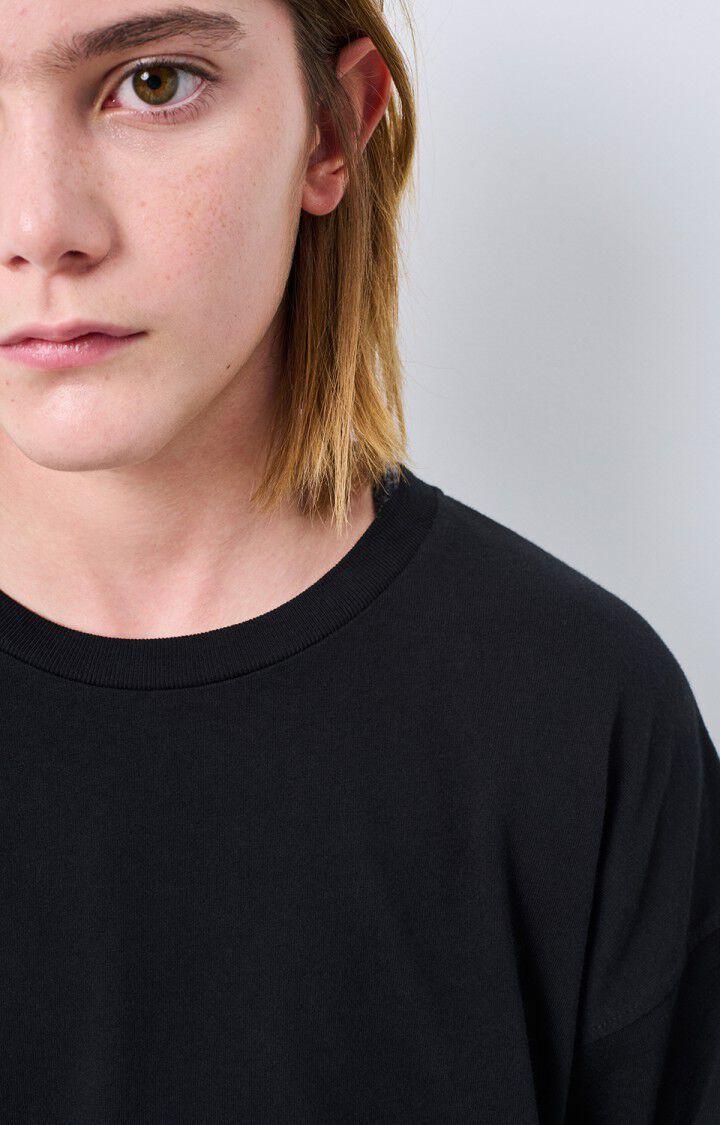 American Vintage T-shirt Enfant Fizvalley - NOIR 33 Manches Longues Noir - E25