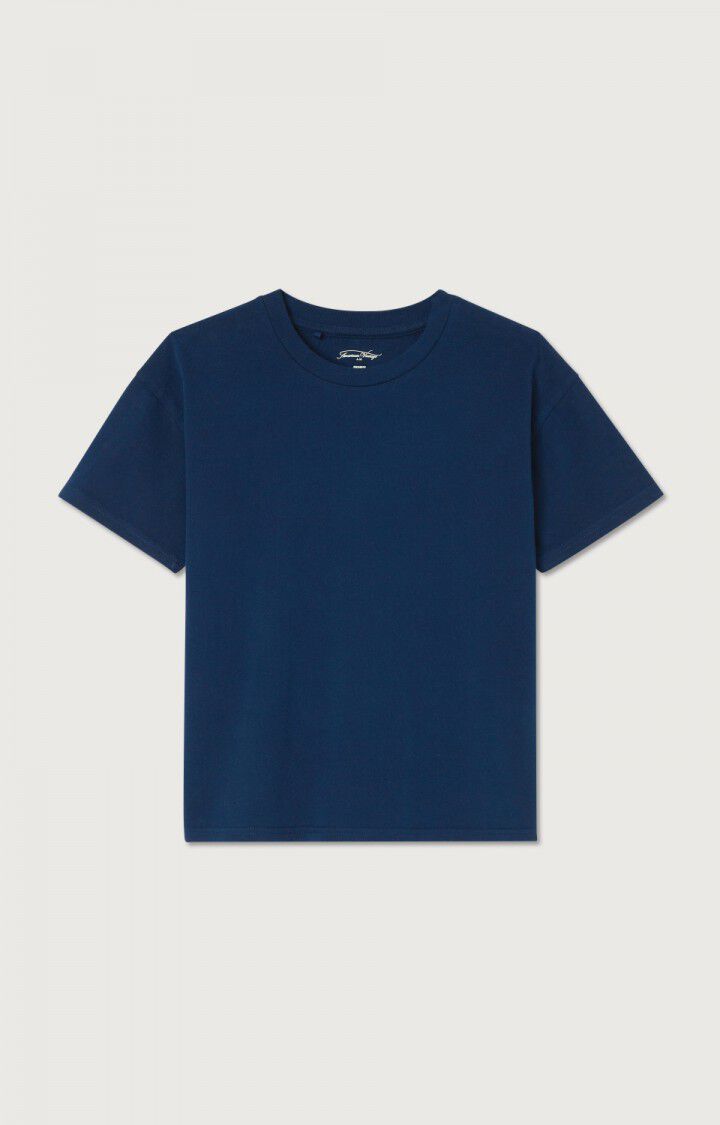 American Vintage T-shirt Enfant Fizvalley - OUTREMER VINTAGE 12 Manches Courtes Bleu - H24