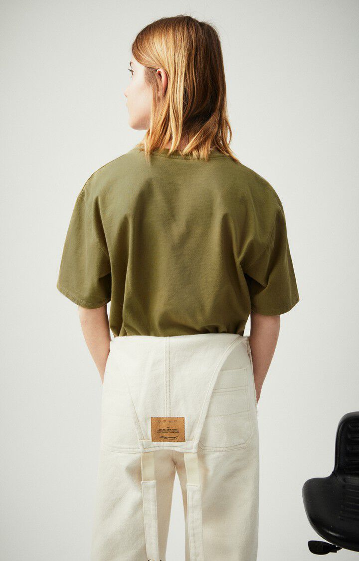 American Vintage T-shirt Enfant Fizvalley - THYM VINTAGE 12 Manches Courtes Vert - H24