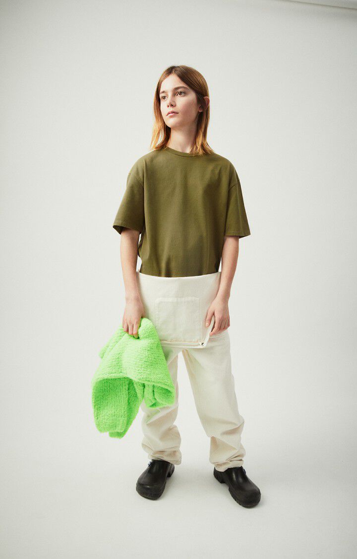 American Vintage T-shirt Enfant Fizvalley - THYM VINTAGE 12 Manches Courtes Vert - H24