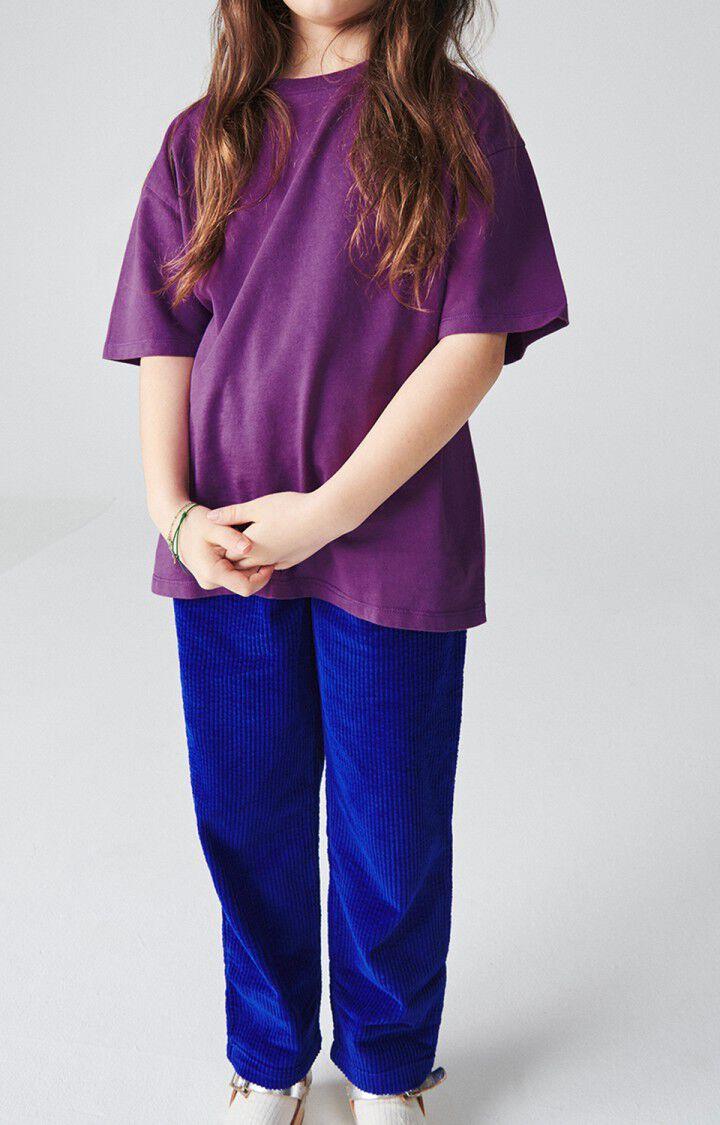 american vintage T-shirt enfant Fizvalley - ULTRAVIOLET VINTAGE 12 Manches courtes Violet - E23