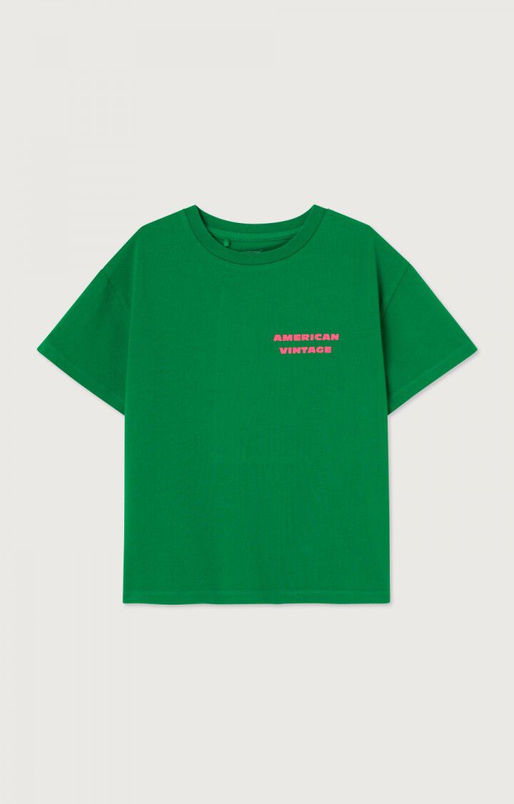 American Vintage T-shirt Enfant Fizvalley - VERDOYANT VINTAGE 12 Manches Courtes Vert - H24