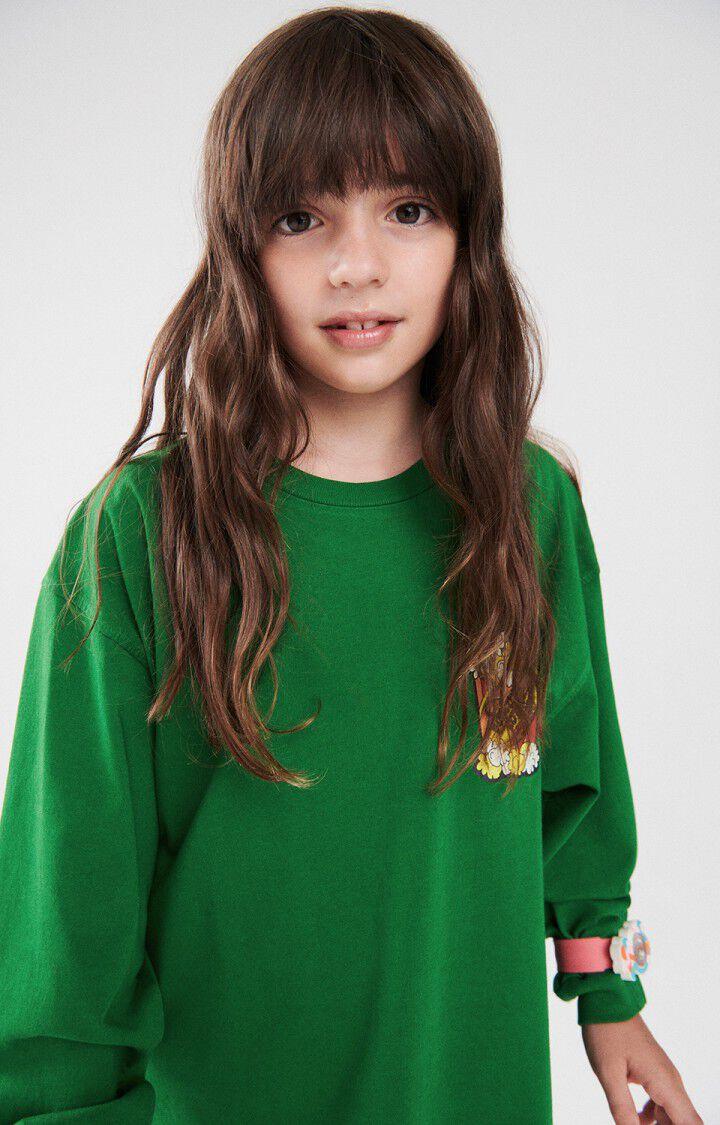 American Vintage T-shirt Enfant Fizvalley - VERDOYANT VINTAGE 33 Manches Longues Vert - H24