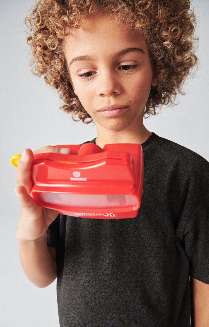 American Vintage T-shirt Enfant Gamipy - ANTHRACITE CHINE 13 Manches Courtes Gris - E25