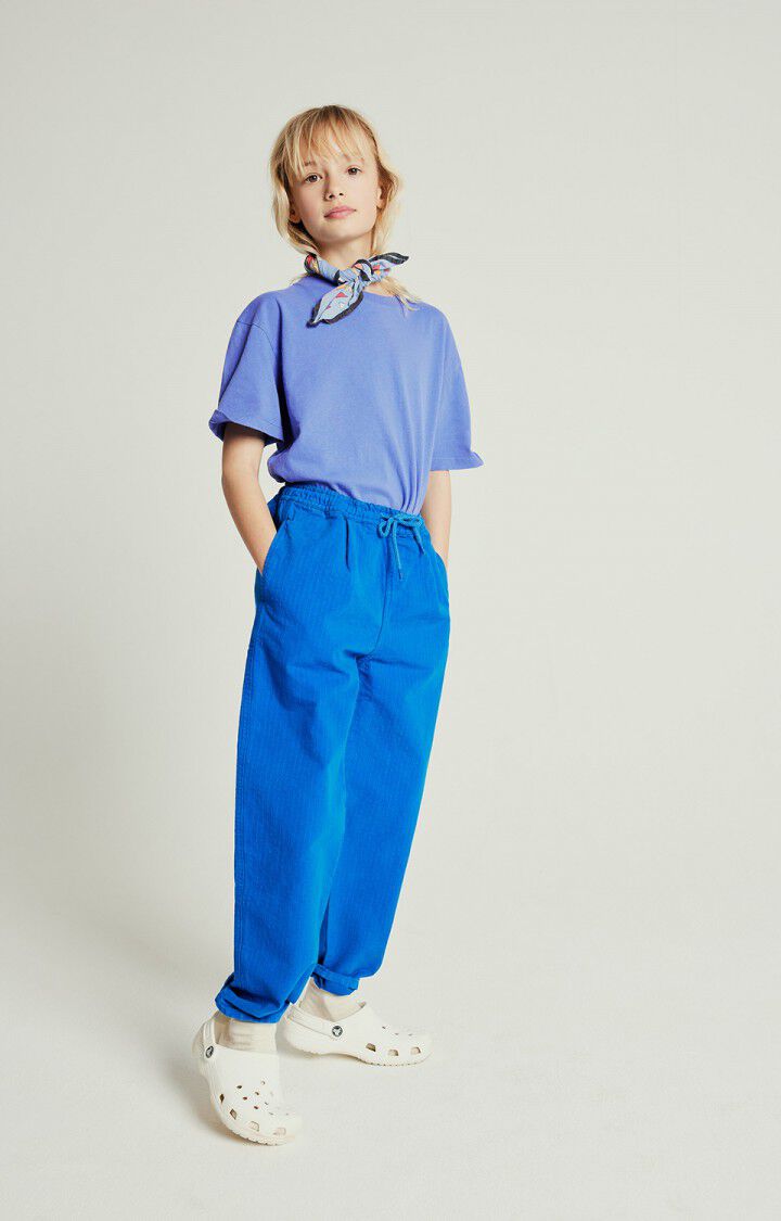 american vintage T-shirt enfant Gamipy - AZURITE VINTAGE 13 Manches courtes Bleu - E25