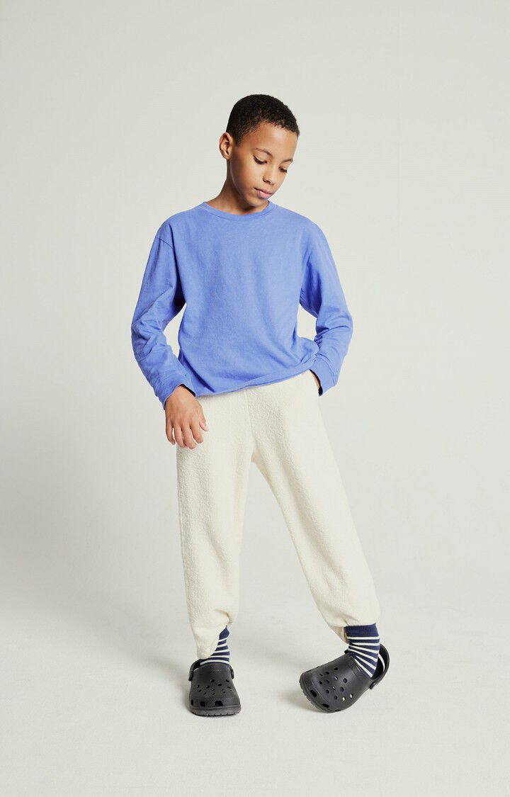 american vintage T-shirt enfant Gamipy - AZURITE VINTAGE 37 Manches longues Bleu - E25