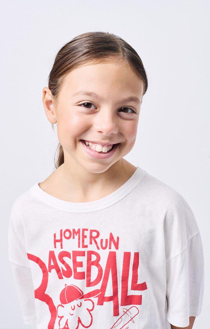 American Vintage T-shirt Enfant Gamipy - BLANC 11 Manches Courtes Blanc - H24