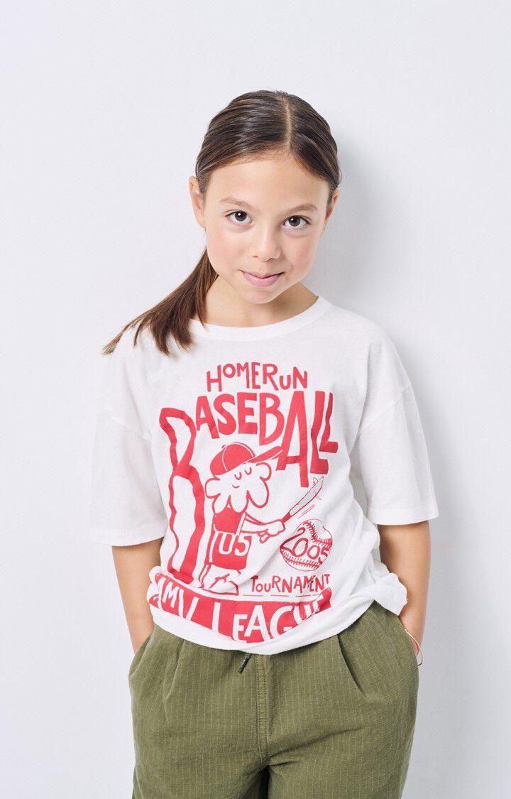 american vintage T-shirt enfant Gamipy - BLANC 11 Manches courtes Blanc - H24