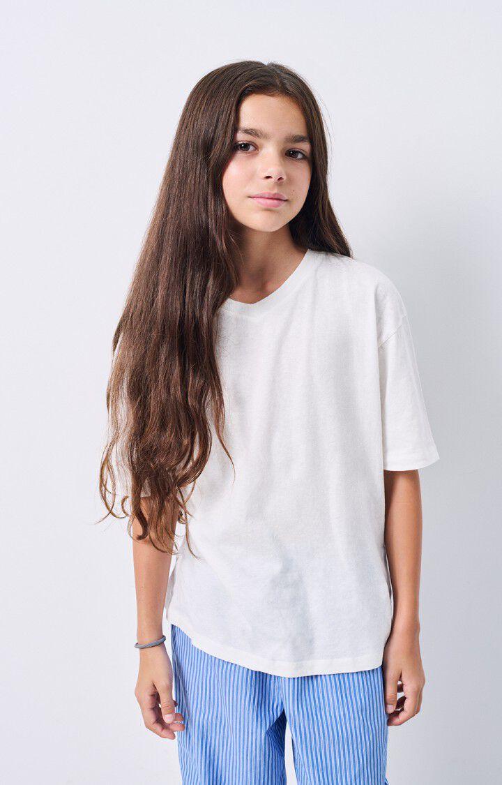 american vintage T-shirt enfant Gamipy - BLANC 11 Manches courtes Blanc - E25