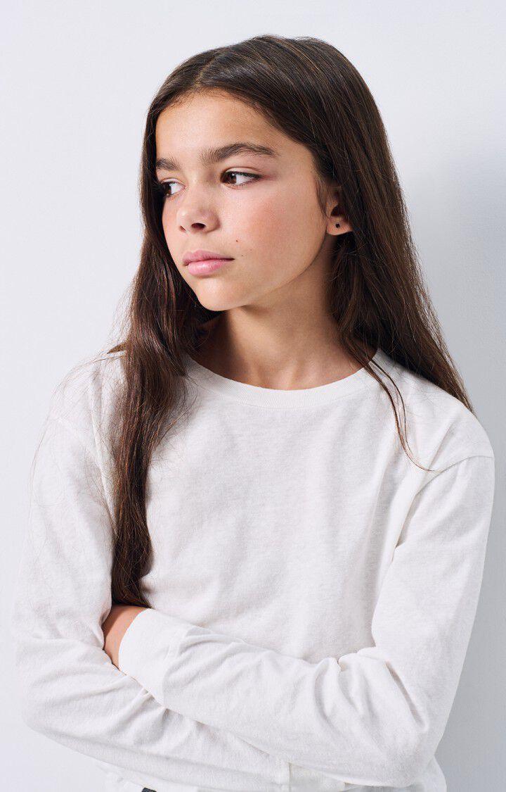American Vintage T-shirt Enfant Gamipy - BLANC 37 Manches Longues Blanc - E25