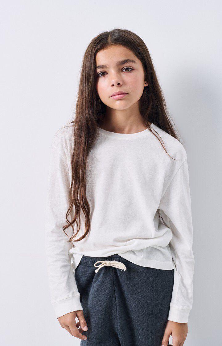american vintage T-shirt enfant Gamipy - BLANC 37 Manches longues Blanc - E25