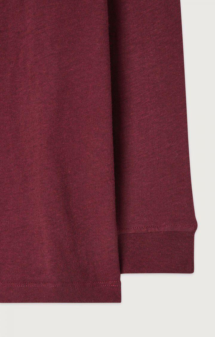 American Vintage T-shirt Enfant Gamipy - BORDEAUX 37 Manches Longues Rouge - H23B