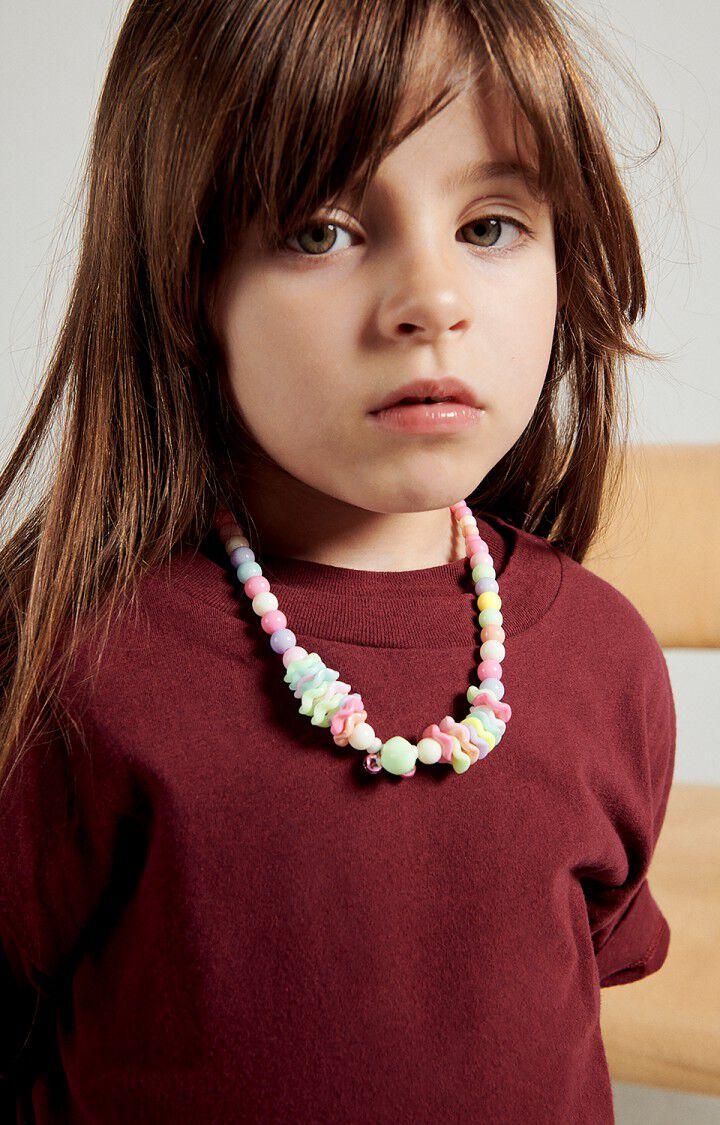 American Vintage T-shirt Enfant Gamipy - BORDEAUX VINTAGE 13 Manches Courtes Rouge - H24