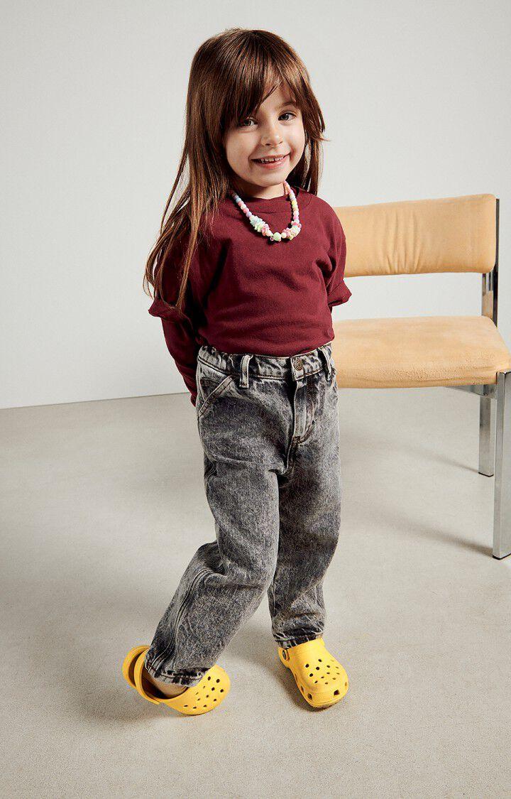 American Vintage T-shirt Enfant Gamipy - BORDEAUX VINTAGE 13 Manches Courtes Rouge - H24