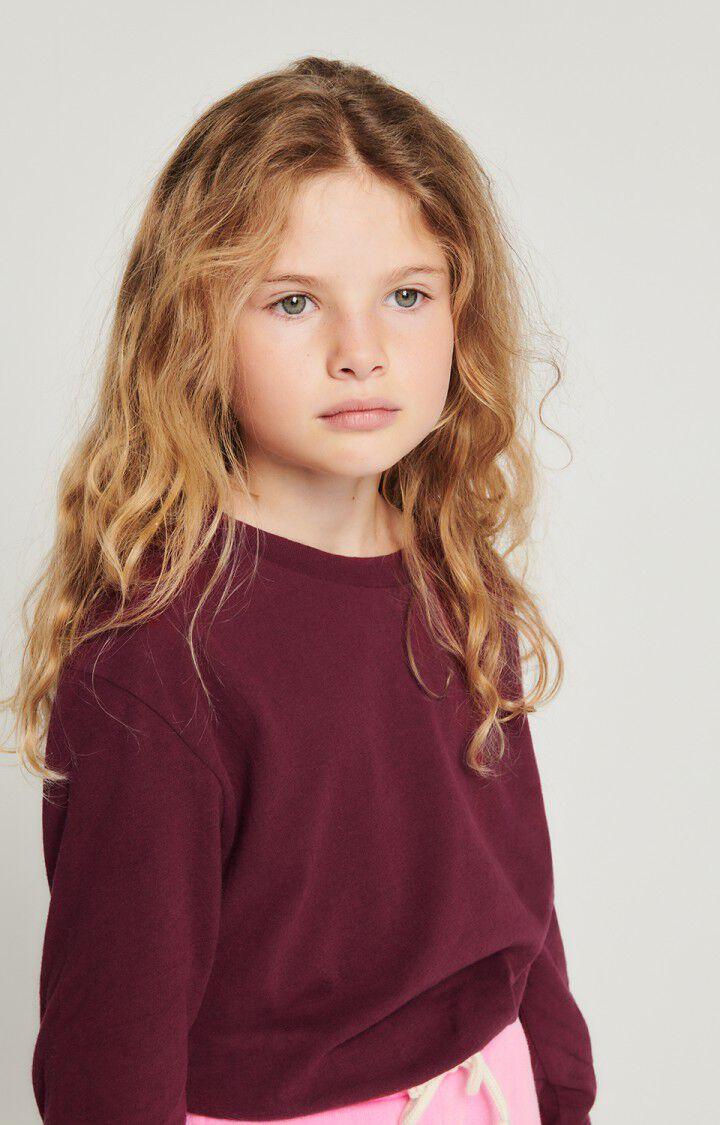 american vintage T-shirt enfant Gamipy - BORDEAUX VINTAGE 37 Manches longues Rouge - H24