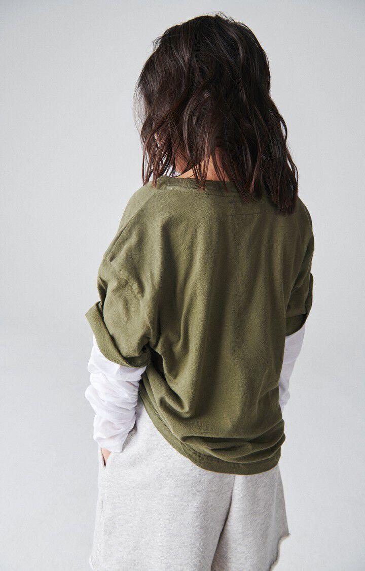 American Vintage T-shirt Enfant Gamipy - KAKI VINTAGE 13 Manches Courtes Vert - E25