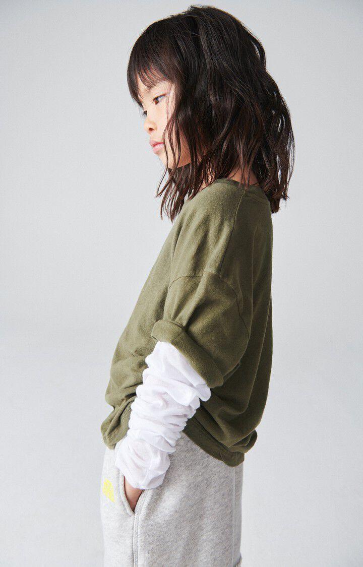 American Vintage T-shirt Enfant Gamipy - KAKI VINTAGE 13 Manches Courtes Vert - E25