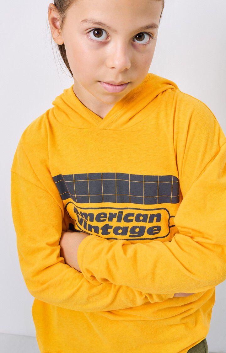 American Vintage T-shirt Enfant Gamipy - MANGUE 34 Manches Longues Jaune - H24