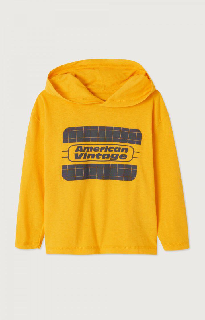 American Vintage T-shirt Enfant Gamipy - MANGUE 34 Manches Longues Jaune - H24