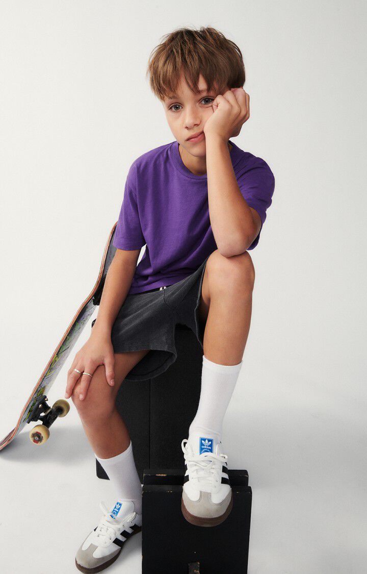 American Vintage T-shirt Enfant Gamipy - MURE VINTAGE 13 Manches Courtes Violet - E24