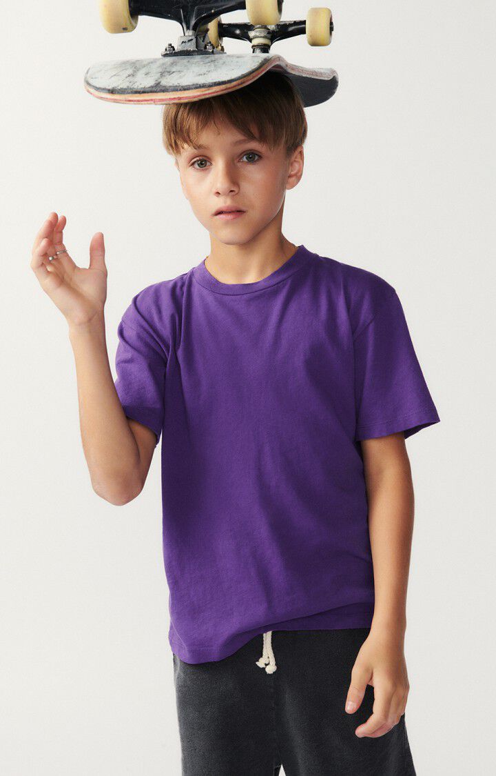 American Vintage T-shirt Enfant Gamipy - MURE VINTAGE 13 Manches Courtes Violet - E24