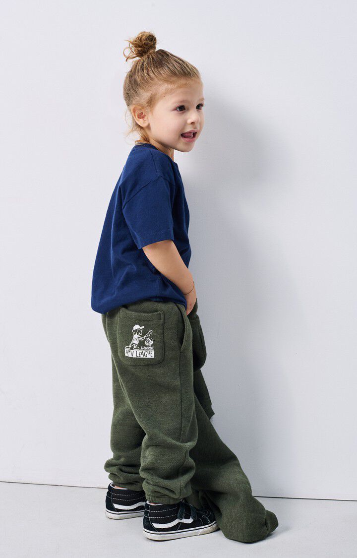 American Vintage T-shirt Enfant Gamipy - NAVY VINTAGE 13 Manches Courtes Bleu - E25