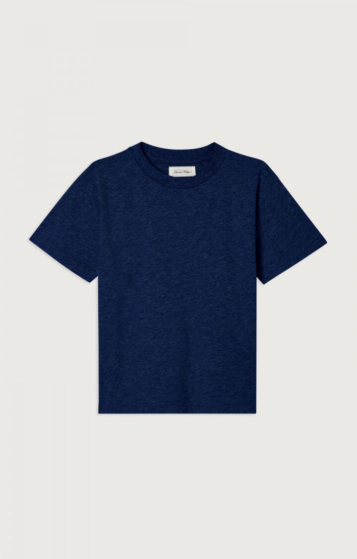 American Vintage T-shirt Enfant Gamipy - NAVY VINTAGE 13 Manches Courtes Bleu - E25
