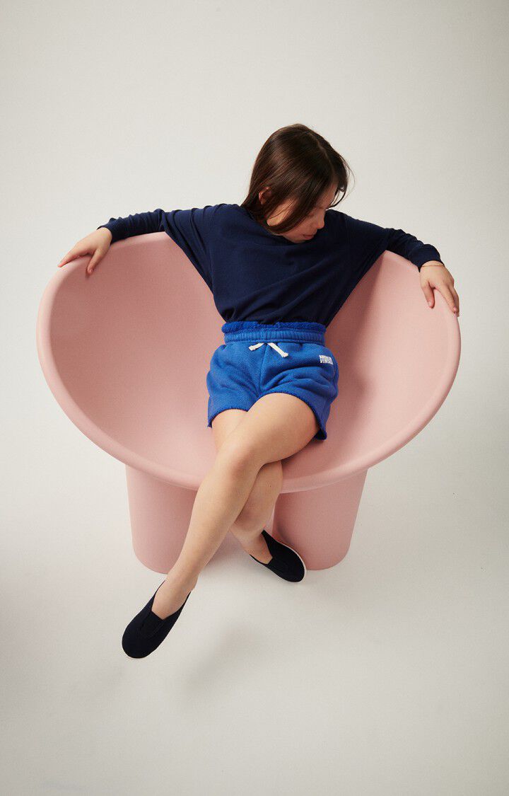 American Vintage T-shirt Enfant Gamipy - NAVY VINTAGE 37 Manches Longues Bleu - E25