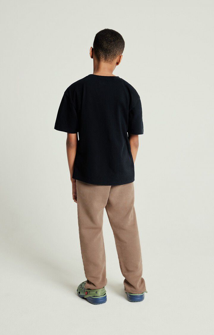 American Vintage T-shirt Enfant Gamipy - NOIR 13 Manches Courtes Noir - E25