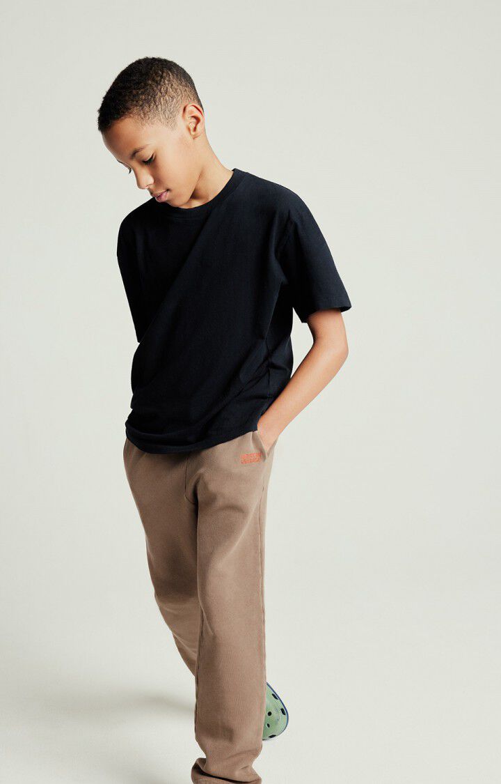 american vintage T-shirt enfant Gamipy - NOIR 13 Manches courtes Noir - E25