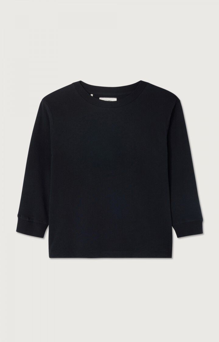 American Vintage T-shirt Enfant Gamipy - NOIR 37 Manches Longues Noir - E25