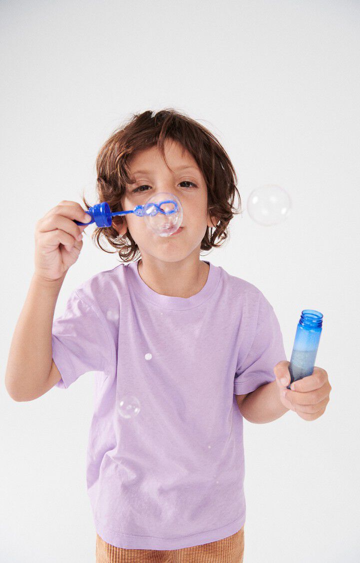 American Vintage T-shirt Enfant Gamipy - PARME VINTAGE 13 Manches Courtes Violet - E25