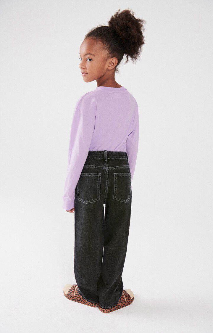 American Vintage T-shirt Enfant Gamipy - PARME VINTAGE 37 Manches Longues Violet - E25