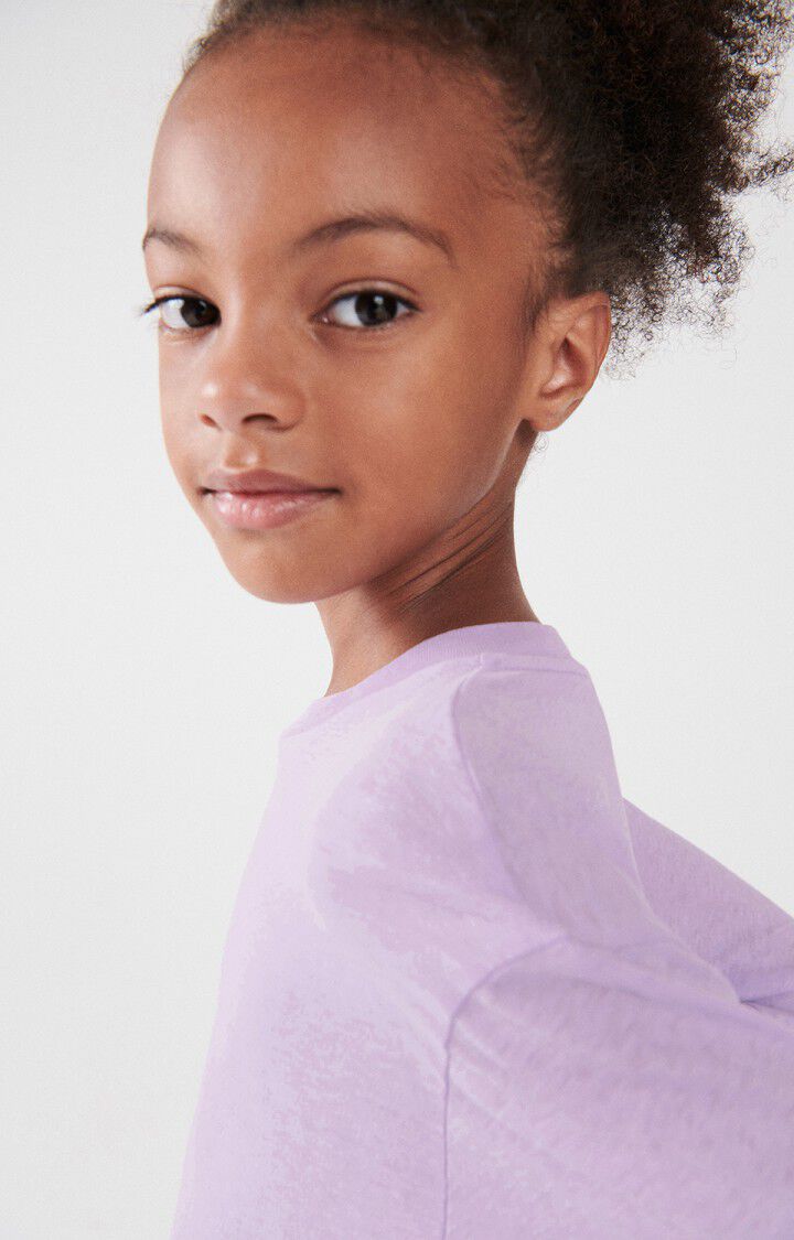 American Vintage T-shirt Enfant Gamipy - PARME VINTAGE 37 Manches Longues Violet - E25