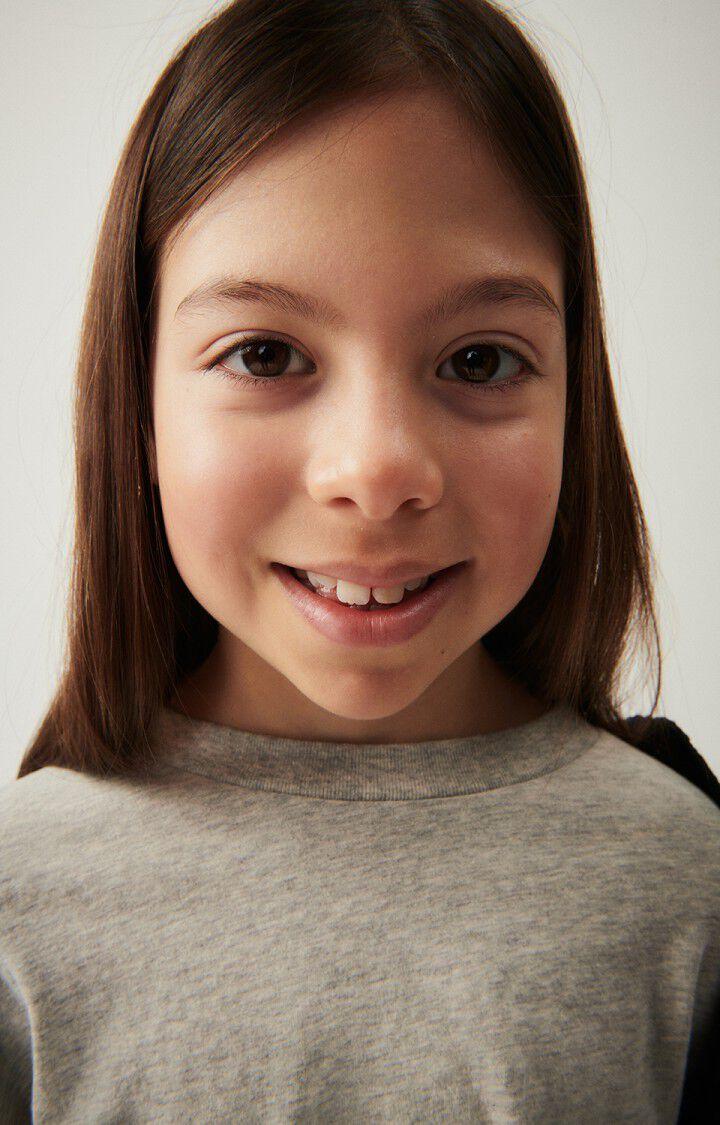 American Vintage T-shirt Enfant Gamipy - POLAIRE CHINE 13 Manches Courtes Gris - E25