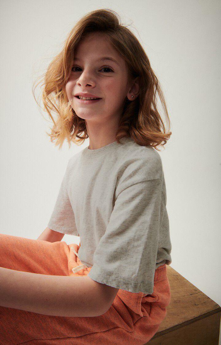 american vintage T-shirt enfant Gamipy - POLAIRE CHINE 13 Manches courtes Gris - E25