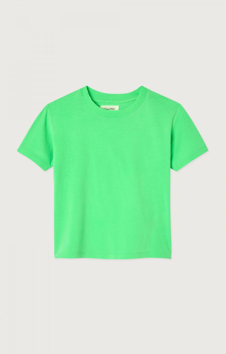 american vintage T-shirt enfant Gamipy - VERT FLUO 13 Manches courtes Vert - E25